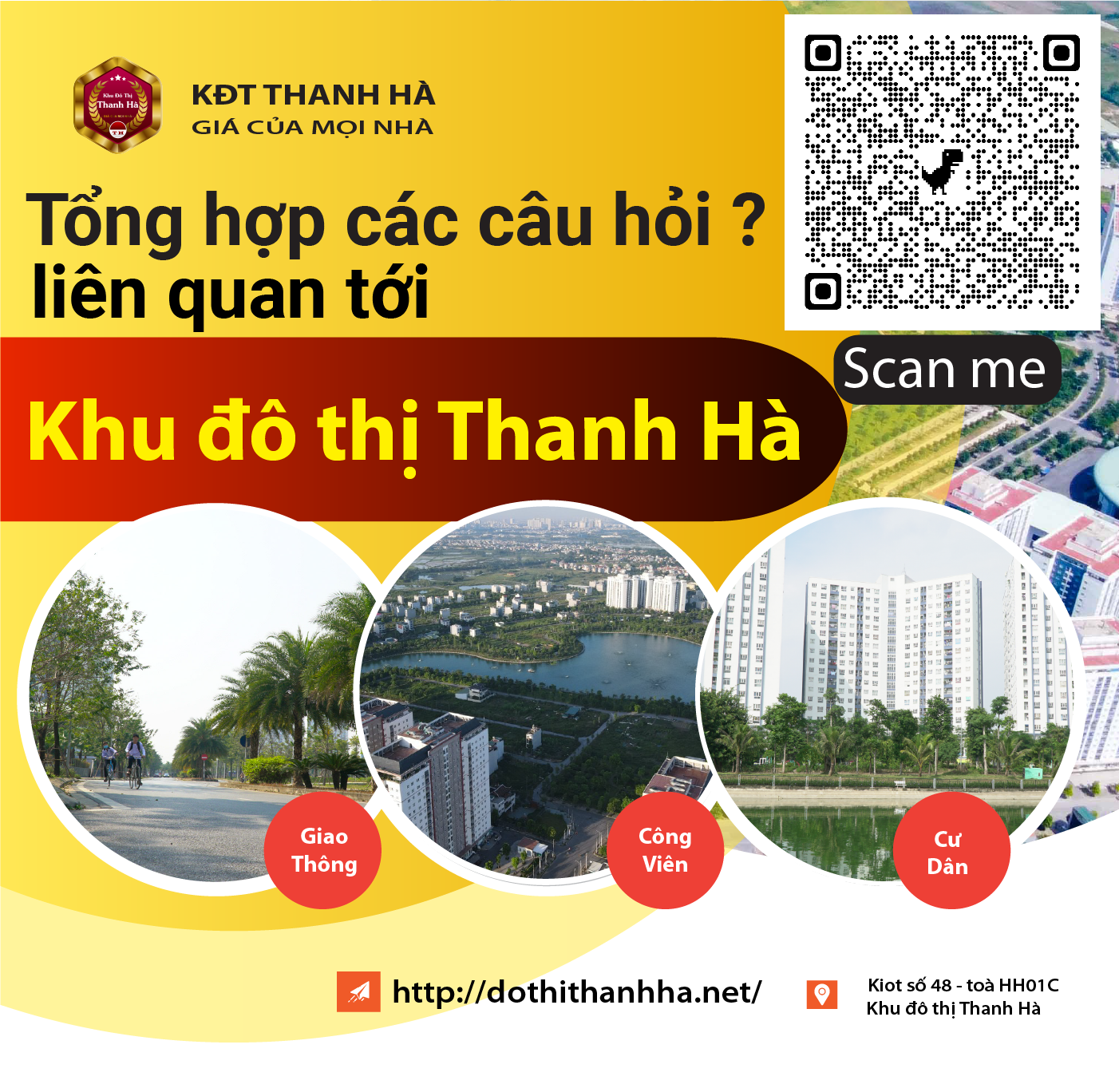 Câu hỏi khu đô thị thanh hà