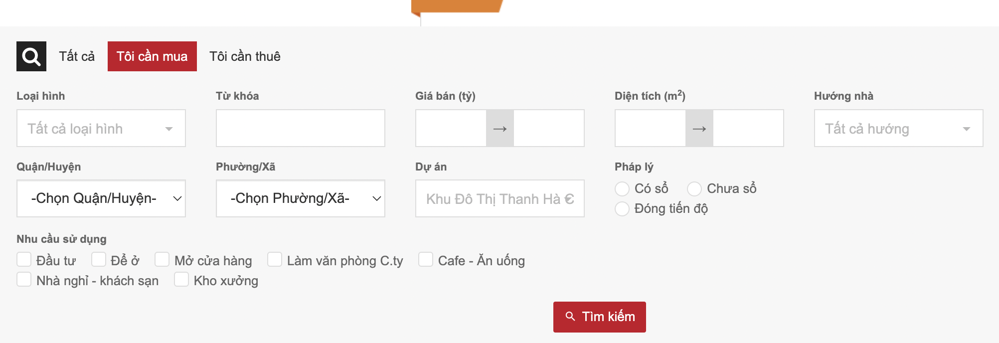 bộ lọc tìm kiếm thông minh