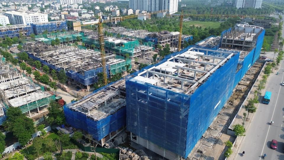 Shophouse đường trục khu B1.1 
