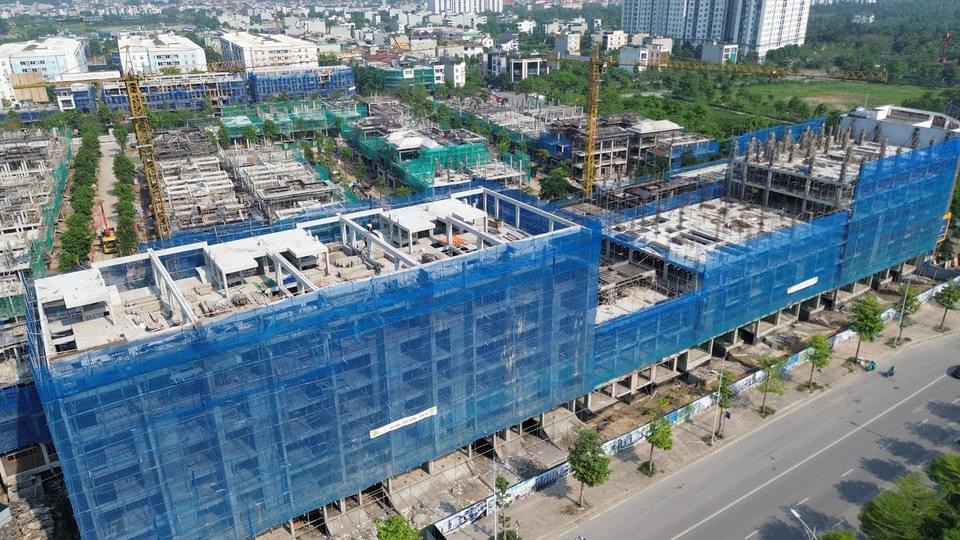 Shophouse đường trục khu B1.1 