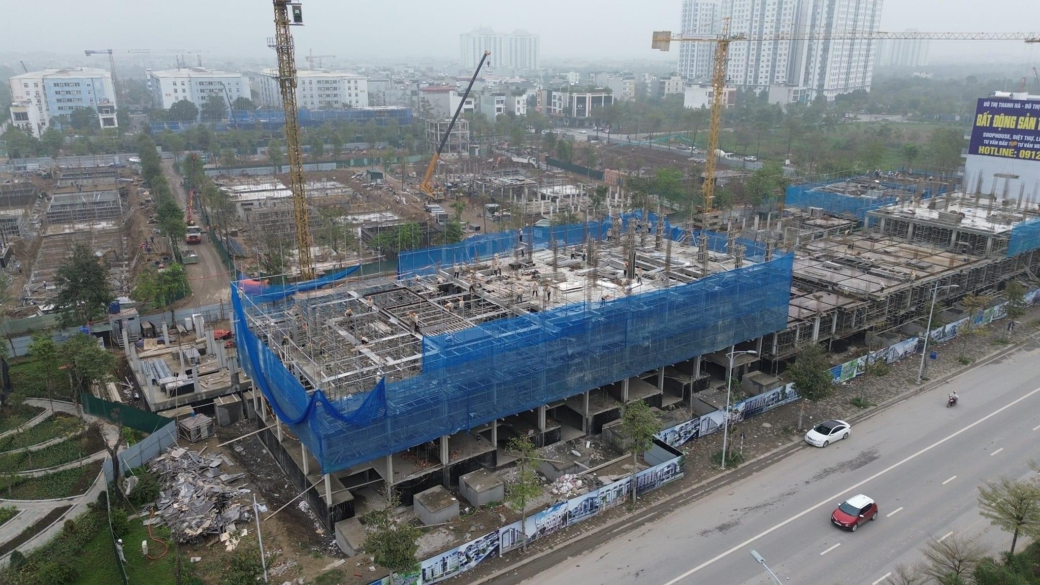 Tiến độ khu đô thị Thanh Hà B1.1