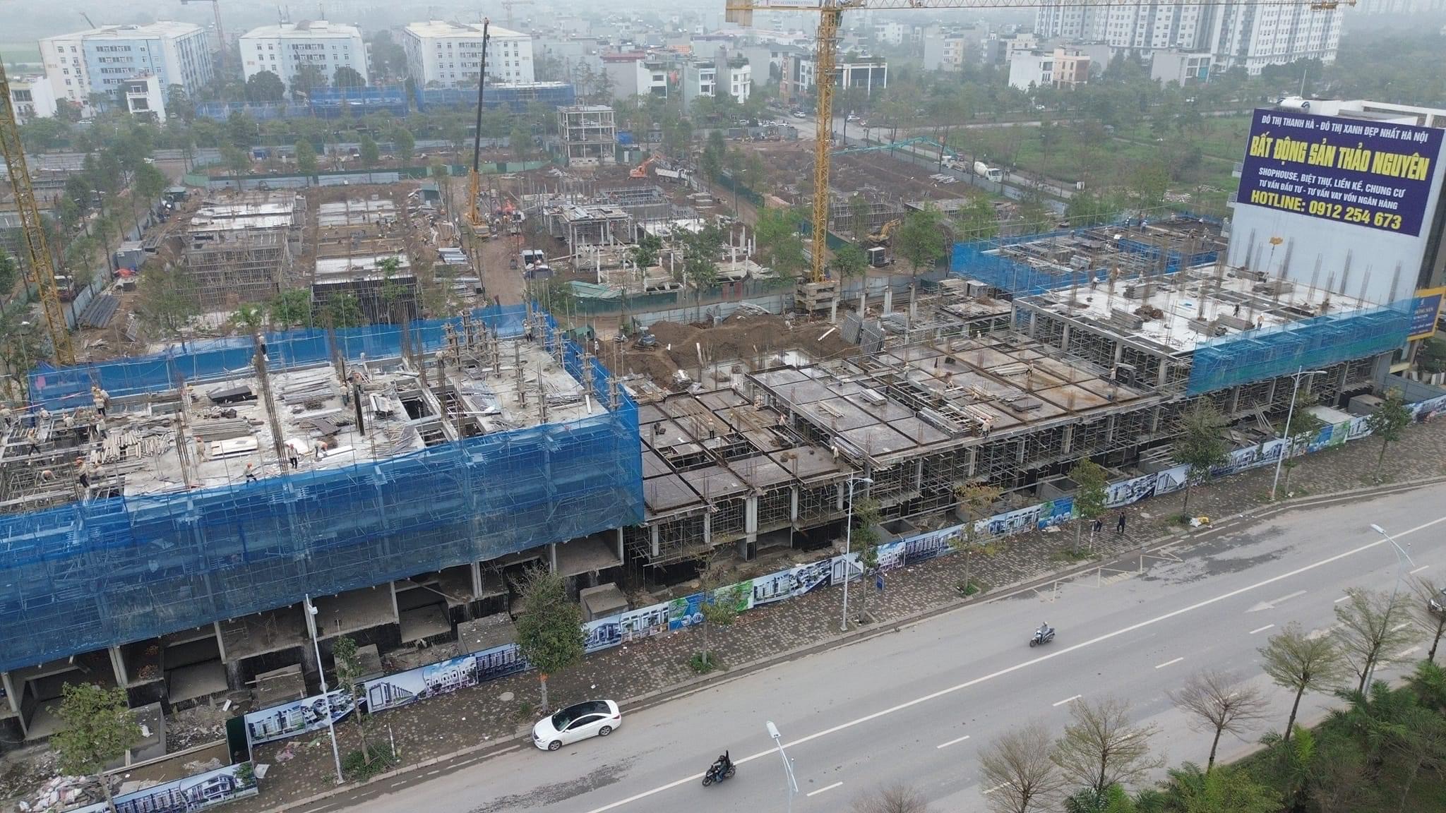 Tiến độ khu đô thị Thanh Hà B1.1