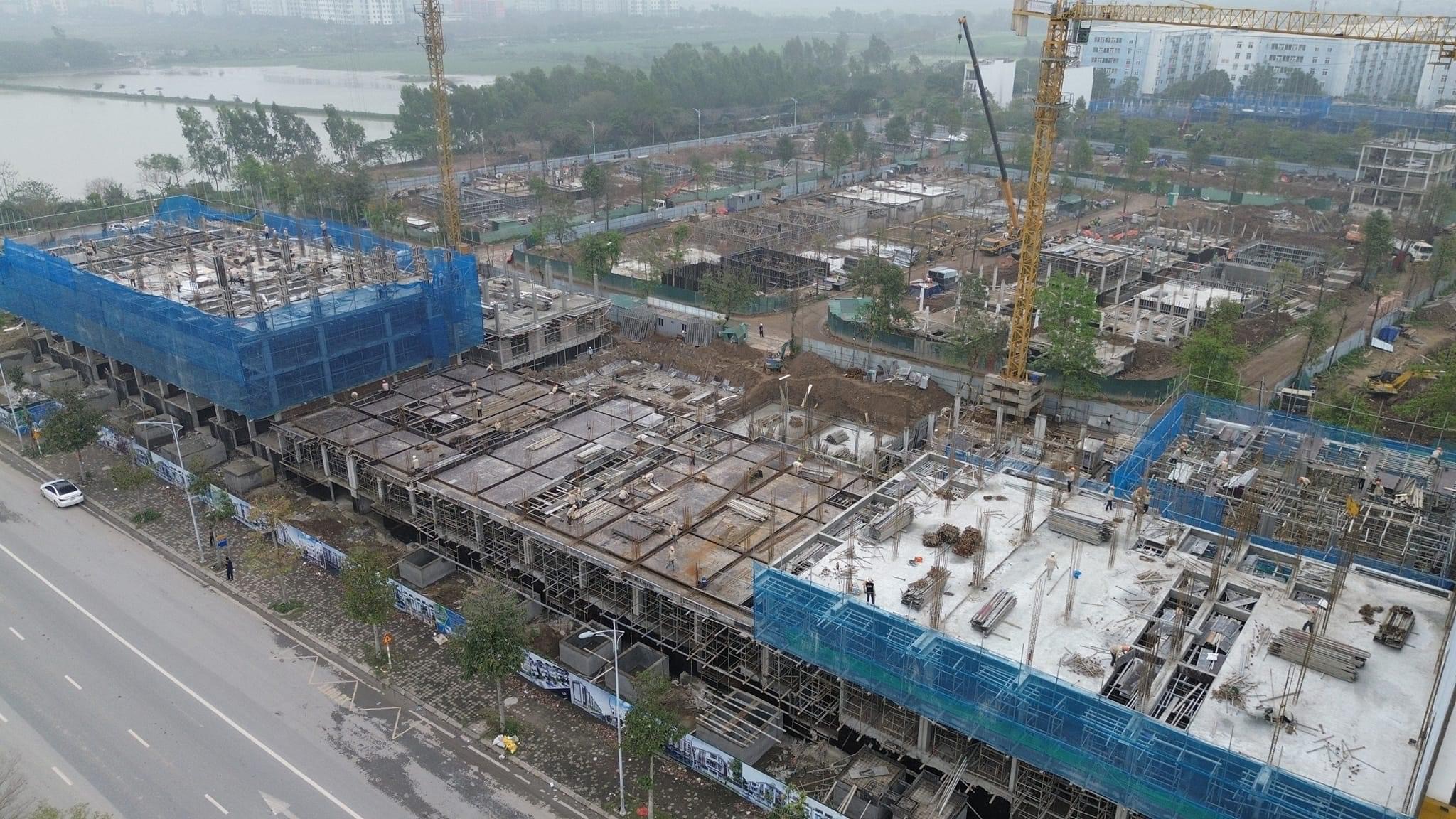 Tiến độ khu đô thị Thanh Hà B1.1