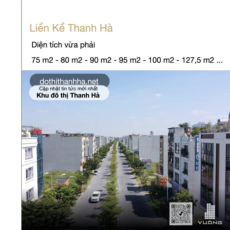 khu liền kề biệt thự Thanh Hà