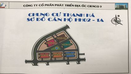 Thiết kế căn hộ chung cư B1.4 HH02-1A-B-C khu đô thị Thanh Hà