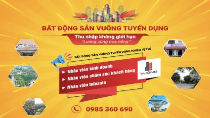 Bất Động Sản Vuông Thanh Hà Tuyển Dụng - Nhân viên kinh doanh tại khu đô thị thanh hà cienco 5