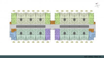 Thiết kế tầng 4 chung cư Thanh Hà Mường Thanh