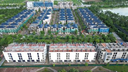 Tiếp tục triển khai xây dựng nhà ở thấp tầng tại khu đô thị Thanh Hà A