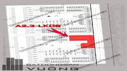 Bán Liền kề Thanh Hà A2.3 LK06 diện tích 102m2 mặt tiền 5,1m hướng chính Tây đường rộng 14m căn góc vườn hoa gần đường trục phía Nam