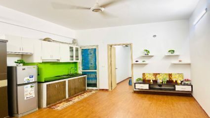 Bán Chung cư Thanh Hà B2.1 HH02D diện tích 47,86m2 căn 1 phòng ngủ 1 vệ sinh ban công chính Tây nội thất cơ bản căn hiếm #H5193.421