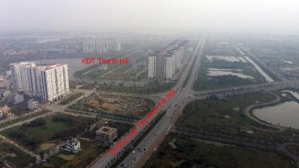 Khu đô thị Thanh Hà có trục đường phía Tây Nam Hà Nội đến quốc lộ 1A
