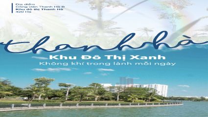 Cho thuê nhà liền kề Thanh Hà xây 4 tầng đã hoàn thiện đẹp  khu B1.4 