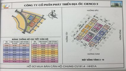 Thiết kế căn hộ chung cư B1.4 HH01 Thanh Hà 