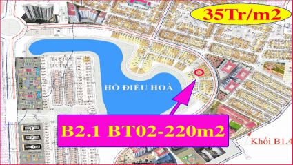 Biệt thự bán đảo thanh hà thanh hà b2.1 biệt thự 02 diện tích 220m2 đường 14m hướng nam giá rẻ liên hệ.0906205887